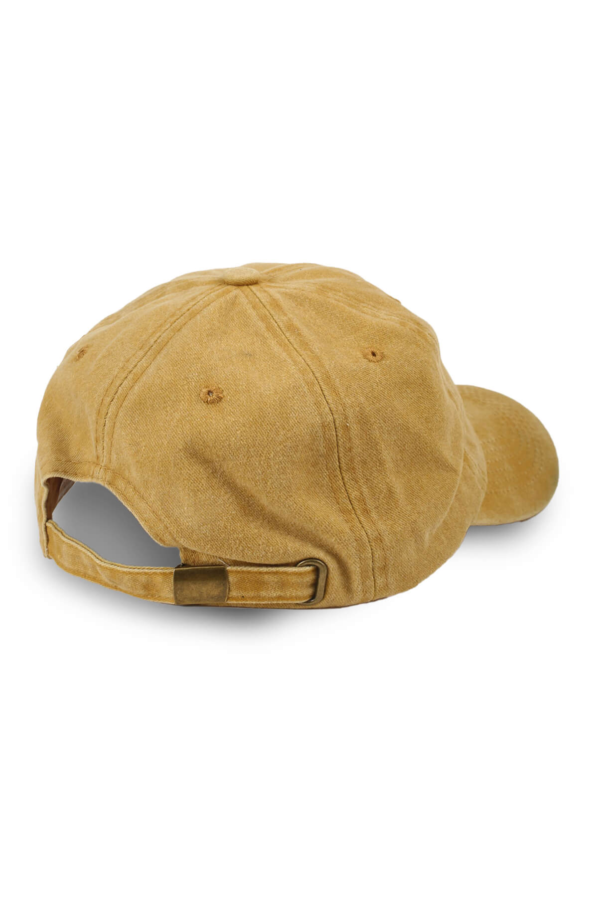 Vintage Yıkamalı Şapka Sarı