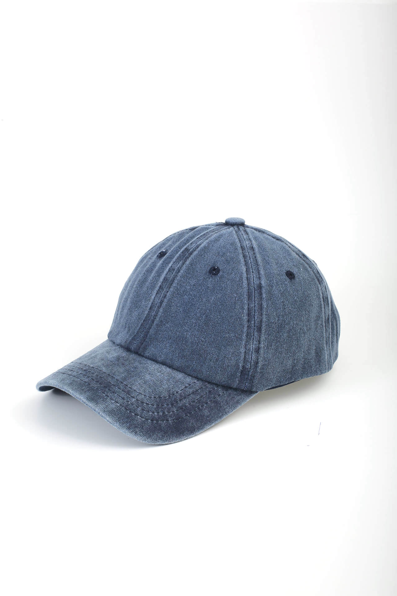 Slogan Şapka I Dont Care Nakışlı Denim