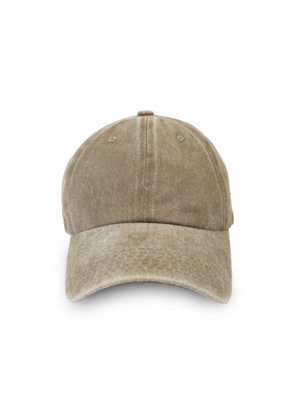 Vintage Yıkmalı Şapka Toprak