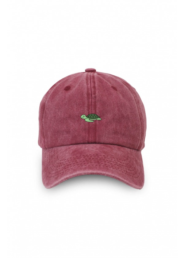 Okyanus Serisi Şapka Bordo Kaplumbağa