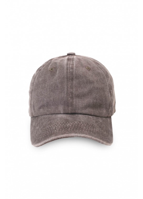 Vintage Yıkamalı Şapka kahverengi