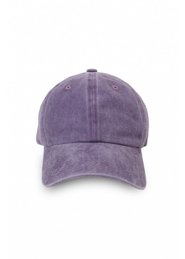 Vintage Yıkamalı Şapka Mor