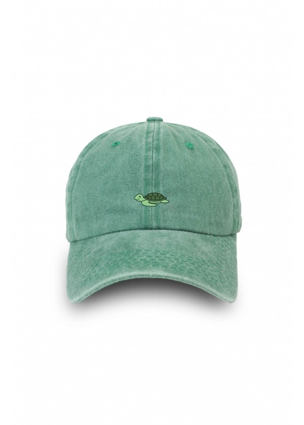 Okyanus Serisi Şapka Yeşil Kaplumbağa